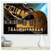 Traumgitarren - the Sound of Rock (hochwertiger Premium Wandkalender 2026 DIN A2 quer), Kunstdruck in Hochglanz