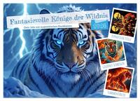Fantasievolle Könige der Wildnis (Wandkalender 2026 DIN A2 quer), CALVENDO Monatskalender