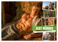 Sexy Männer - Die Unschuld vom Lande (Tischkalender 2026 DIN A5 quer), CALVENDO Monatskalender