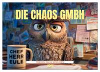 Die Chaos GmbH - Tierisch faule Kollegen (Wandkalender 2026 DIN A2 quer), CALVENDO Monatskalender