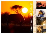 Komm mit auf Safari! Botswana und Südafrika (Wandkalender 2026 DIN A4 quer), CALVENDO Monatskalender