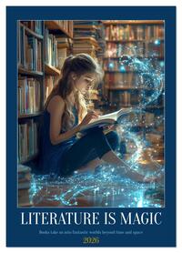Literature is Magic (Wall Calendar 2026 DIN A4 portrait), CALVENDO 12 Month Wall Calendar