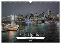 City Lights – New York im Fokus (Wandkalender 2026 DIN A3 quer), CALVENDO Monatskalender