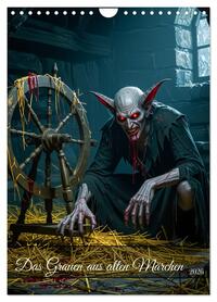 Das Grauen aus alten Märchen (Wandkalender 2026 DIN A4 hoch), CALVENDO Monatskalender
