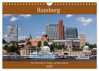 Hamburg, die Weltstadt im Norden von Deutschland (Wandkalender 2026 DIN A4 quer), CALVENDO Monatskalender