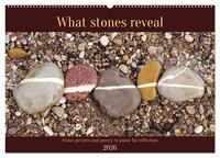 What stones reveal - Stone pictures and poetry to pause for reflection (Wall Calendar 2026 DIN A2 landscape), CALVENDO 12 Month Wall Calendar