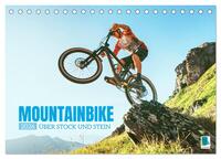 Mountainbike: Über Stock und Stein (Tischkalender 2026 DIN A5 quer), CALVENDO Monatskalender