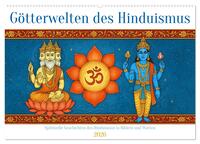 Götterwelten des Hinduismus (Wandkalender 2026 DIN A2 quer), CALVENDO Monatskalender