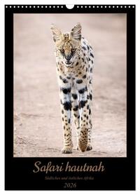 Safari hautnah - Südliches und östliches Afrika (Wandkalender 2026 DIN A3 hoch), CALVENDO Monatskalender