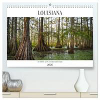 Louisiana - Sümpfe und Plantagenhäuser (hochwertiger Premium Wandkalender 2026 DIN A2 quer), Kunstdruck in Hochglanz