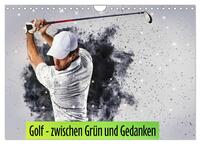 Golf - zwischen Grün und Gedanken (Wandkalender 2027 DIN A4 quer), CALVENDO Monatskalender