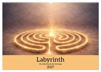 Labyrinth - Die stille Kunst der Umwege (Wandkalender 2027 DIN A2 quer), CALVENDO Monatskalender