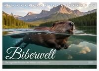 Biberwelt (Tischkalender 2027 DIN A5 quer), CALVENDO Monatskalender