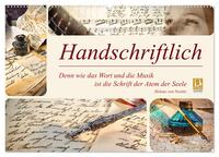 Handschriftlich (Wandkalender 2027 DIN A2 quer), CALVENDO Monatskalender