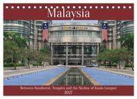 Malaysia – Between Rainforest, Temples and the Skyline of Kuala Lumpur (Desk Calendar 2027 DIN A5 landscape), CALVENDO 12 Month DeskCalendar