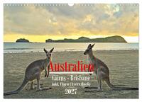 Australien - Cairns-Brisbane (Wandkalender 2027 DIN A3 quer), CALVENDO Monatskalender