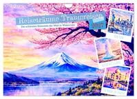 Reiseträume Traumreisen. Die schönsten Reiseziele der Welt in Watercolor (Wandkalender 2027 DIN A4 quer), CALVENDO Monatskalender