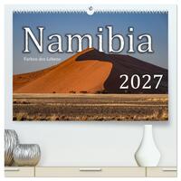 Namibia – Farben des Lebens (hochwertiger Premium Wandkalender 2027 DIN A2 quer), Kunstdruck in Hochglanz