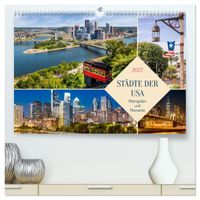 Städte der USA - Metropolen und Momente (hochwertiger Premium Wandkalender 2027 DIN A2 quer), Kunstdruck in Hochglanz