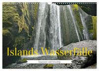Islands Wasserfälle (Wandkalender 2027 DIN A3 quer), CALVENDO Monatskalender