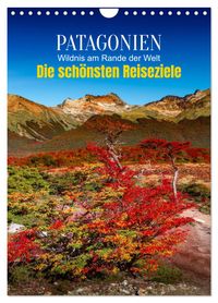 Patagonien, die schönsten Reiseziele: Wildnis am Rande der Welt (Wandkalender 2027 DIN A4 hoch), CALVENDO Monatskalender