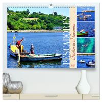 Pescadores - Fischer in Havanna (hochwertiger Premium Wandkalender 2027 DIN A2 quer), Kunstdruck in Hochglanz