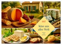 Käse aus aller Welt (Wandkalender 2027 DIN A3 quer), CALVENDO Monatskalender