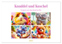Knuddel und Kuschel (Wandkalender 2027 DIN A2 quer), CALVENDO Monatskalender