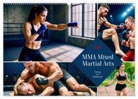 MMA Mixed Martial Arts (Wandkalender 2027 DIN A2 quer), CALVENDO Monatskalender