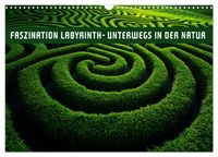 Faszination LABYRINTH - unterwegs in der Natur (Wandkalender 2027 DIN A3 quer), CALVENDO Monatskalender