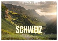 Schweiz - Die grüne Lunge Europas (Tischkalender 2027 DIN A5 quer), CALVENDO Monatskalender