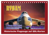 Historische Flugzeuge auf QSL-Karten (Tischkalender 2027 DIN A5 quer), CALVENDO Monatskalender