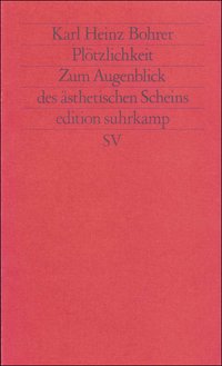 Plötzlichkeit. Zum Augenblick des ästhetischen Scheins