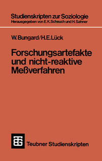 Forschungsartefakte und nicht-reaktive Meßverfahren