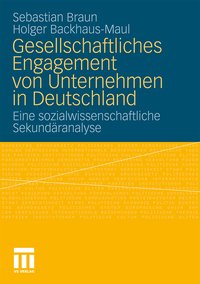 Gesellschaftliches Engagement von Unternehmen in Deutschland