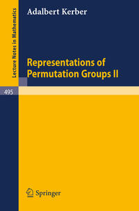 Representations of Permutation Groups II