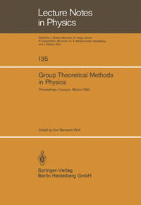 Group Theoretical Methods in Physics