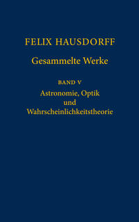 Felix Hausdorff - Gesammelte Werke Band 5