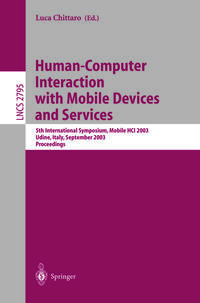 Human-Computer Interaction with Mobile Devices and Services