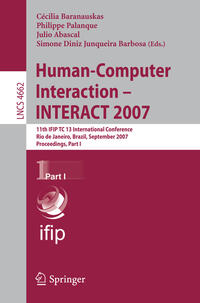 Human-Computer Interaction - INTERACT 2007