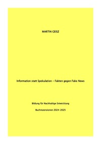 Information statt Spekulation - Bücher gegen Fake News Bildung für Nachhaltige Entwicklung