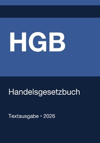 HGB - Handelsgesetzbuch (Deutschland) 2026