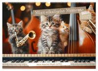 Miau-sikalische Momente (Wandkalender 2027 DIN A2 quer), CALVENDO Monatskalender