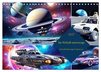 Im Weltall unterwegs - Verrückte Fahrzeuge im Universum (Wandkalender 2027 DIN A4 quer), CALVENDO Monatskalender