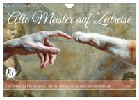 Alte Meister auf Zeitreise (Wandkalender 2027 DIN A4 quer), CALVENDO Monatskalender