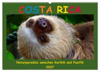 Costa Rica - Naturparadies zwischen Karibik und Pazifik (Wandkalender 2027 DIN A2 quer), CALVENDO Monatskalender