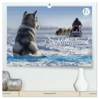 Schlittenhund Träume (hochwertiger Premium Wandkalender 2027 DIN A2 quer), Kunstdruck in Hochglanz