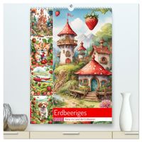 Erdbeeriges - Reise ins Land der Erdbeeren (hochwertiger Premium Wandkalender 2027 DIN A2 hoch), Kunstdruck in Hochglanz