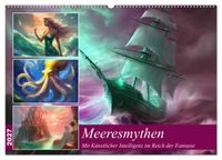 Meeresmythen (Wandkalender 2027 DIN A2 quer), CALVENDO Monatskalender