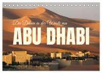 Die Dünen in der Wüste von Abu Dhabi (Tischkalender 2027 DIN A5 quer), CALVENDO Monatskalender